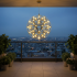 Candelabru Modern LED WELD Petito, 18W, Diametru 30cm, Inaltime Reglabila, Crom Lucios [3]