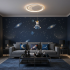 Lustra LED ASTRONAUT 80W, lumina Rece/Calda/Neutra, Alb [2]