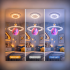 Lustra LED ASTRONAUT 60W, 1xE27, lumina Rece/Calda/Neutra, Alb Roz [4]