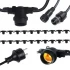Ghirlanda 15 surse de lumina 10M 15xE27 Negru IP65 [3]