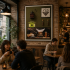 Tablou Decorativ Pasiunea Cafelei, 60 x 80 cm, Aliaj de Aluminiu si MDF [4]