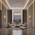 Lustra Cristal MAYON Supremo, 100x16cm, 3000K/4000K/6000K, 180W, Metal si Acrilic, Auriu [3]