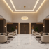 Lustra Cristal MAYON Magno, 60x60cm, 3000K/4000K/6000K, 160W, Metal si Acrilic, Auriu [3]