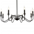 Lustra Metalic AVANT, 92cm, tip Pendul cu brate, Rotunda, 8xE14, Negru [2]