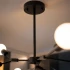 Lustra Modernist Hexa 8 Duo, 8x E27, Negru si Auriu, Design Modern [4]