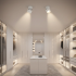 Proiector LED TINNIE, Rotativ, 9W, Lumina Neutra 4000K, Alb [2]