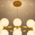 Lustra LOFT Chamber, 15x G9, Alb Auriu, Metal, Inaltime Reglabila, Modern [3]