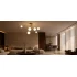 Lustra cu Abajur Rotund, PENTHOUSE Dome, 6x G9, Auriu, Metal [2]