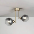 Lustra cu bec moderna MODUS, 2x E27, Auriu, Metal [2]