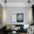 Pendul Pluto, 17W, Lumina Rece/Calda/Neutra, Negru [3]