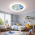 Lustra LED CONSTELATION cu telecomanda 64W, Diametru 50cm, lumina Rece/Calda/Neutra, Alb Albastru [2]
