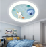 Lustra LED CONSTELATION cu telecomanda 64W, Diametru 50cm, lumina Rece/Calda/Neutra, Alb Albastru [3]
