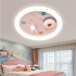 Lustra LED CONSTELATION cu telecomanda 63W, Diametru 50cm, lumina Rece/Calda/Neutra, Roz [3]
