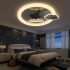 Lustra LED cu telecomanda 72W, Diametru 50cm, lumina Rece/Calda/Neutra, Albastru [2]