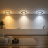 Lustra LED MODERNA 25W, Diametru 20cm, Rotunda, lumina Rece/Calda/Neutra, Negru [2]