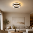 Lustra LED MODERNA 25W, Diametru 20cm, Rotunda, lumina Rece/Calda/Neutra, Negru [4]