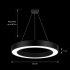 Lustra LED suspendata ANGLE, D52cm, 25W, Inaltime Reglabila, Lumina Rece, Negru, Metal si Acril [4]