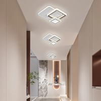 Lustra LED NYXORA 51W, 3 Patrate, lumina Rece/Calda/Neutra, Alb