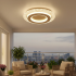 Lustra LED AGOL Petito, 29W, Diametru 20cm, Lumina Calda/Neutra/Rece, Auriu, Metal si Acril [3]