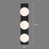 Lustra LED TRION, Lumina Calda/Neutra/Rece, 3xG9, 24W, Negru, Metal si Acril [4]