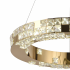 Lustra LED cu Telecomanda, LLC135/1GD, Cristal si Metal, 29W, 1 Cerc, Dimabila, Inaltime Reglabila, Lumina Rece/Calda/Neutra, Iluminat Luxos [2]