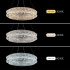 Lustra LED cu Telecomanda,LLC160/500GD, Cristal si Metal, 54W, Dimabila, Inaltime Reglabila, Lumina Rece/Calda/Neutra, Iluminat Luxos [4]