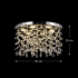 Candelabru LED Cristal LLC210/550CH Rotund, 30W, Lumina Rece/Calda/Neutra, Cristal, Crom Lucios [4]