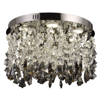 Candelabru LED Cristal LLC212/400BU Rotund, 22W, Lumina Rece/Calda/Neutra, Cristale, Crom Lucios Candelabru LED Cristal LLC212/400BU Rotund, 22W, Lumina Rece/Calda/Neutra, Cristale, Crom Lucios