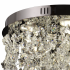 Candelabru LED Cristal LLC212/400BU Rotund, 22W, Lumina Rece/Calda/Neutra, Cristale, Crom Lucios [3]