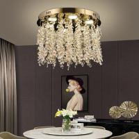 Candelabru LED Cristal LLC213/550GD Rotund, 29W, Lumina Rece/Calda/Neutra, Cristale, Auriu Lucios Candelabru LED Cristal LLC213/550GD Rotund, 29W, Lumina Rece/Calda/Neutra, Cristale, Auriu Lucios