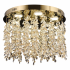 Candelabru LED Cristal LLC213/550GD Rotund, 29W, Lumina Rece/Calda/Neutra, Cristale, Auriu Lucios [4]
