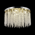 Candelabru LED Cristal LLC215/550WH Rotund, 29W, Lumina Rece/Calda/Neutra, Cristal, Auriu [3]