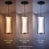 Lustra LED Suspendata cu Telecomanda 29W, Orin, 1 element, Inaltime Reglabila, Lumina Calda/Rece/Neutra, Alb, Meta [3]