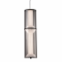 Lustra LED Suspendata cu Telecomanda 47W, Orin, 2 elemente, Inaltime Reglabila, Lumina Calda/Rece/Neutra, Negru, Metal [2]