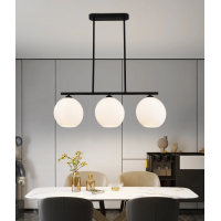 Lustra Suspendata LM520/3BK, 3XE27, 59*20*25, Negru, Alb, Fier, Plexiglas Lustra Suspendata LM520/3BK, 3XE27, 59*20*25, Negru, Alb, Fier, Plexiglas