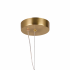 Lustra LED Suspendata LM551/4GD, 23W, Lumina 3000/4000/6000K, Auriu, Inaltime Reglabila [3]