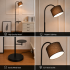 Lampadar BALKHASH, 1 x E27, Metal, Negru [3]