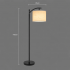 Lampadar KOKSHETAU, 1 x E27, Metal, Alb si Negru [4]