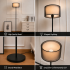 Lampadar KYZYLORDA, 1 x E27, Metal, Negru [3]