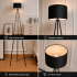 Lampadar RUDNY, 1 x E27, Metal, Negru [4]