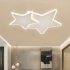 Lustra LED cu telecomanda 41W, Stele, lumina Rece/Calda/Neutra, Dimabila, Alb [2]