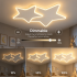 Lustra LED cu telecomanda 41W, Stele, lumina Rece/Calda/Neutra, Dimabila, Alb [5]