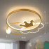 Lustra LED Rafael cu Telecomanda, 58W, Dimabila, 3000K/4000K/6000K, Auriu [4]