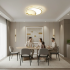 Lustra LED Marco cu Telecomanda, 76W, Dimabila, Auriu, Metal, Acril si Sticla, 3000K/4000K/6000K [4]