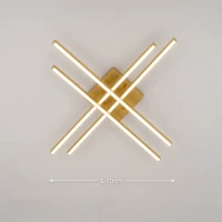 Lustra LED cu Telecomanda LINEX, 53W, Lumina 3000K/4000K/6000K, Dimabila, Auriu Lustra LED cu Telecomanda LINEX, 53W, Lumina 3000K/4000K/6000K, Dimabila, Auriu