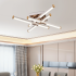Lustra LED cu Telecomanda AXIAL, 54W, 4 Elemente, Lumina Rece/Clada/Neutra, Dimabila, Alb [3]
