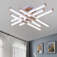 Lustra LED cu Telecomanda AXIAL, 83W, 6 Elemente, Lumina Rece/Clada/Neutra, Dimabila, Alb