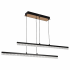 Lustra LED Suspendata cu Telecomanda, STRATA, 2 elemente, 37W, Lumina 3000/4000/6000K, Negru, Inaltime Reglabila [4]