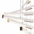 Lustra LED Suspendata Acril LT183/6WH, 81W, Lumina 3000/4000/6000K, Alb, Inaltime Reglabila [2]