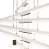 Lustra LED Suspendata Acril LT183/6WH, 81W, Lumina 3000/4000/6000K, Alb, Inaltime Reglabila [4]